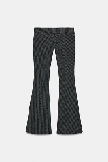 PANTALON FLARE À RAYURES - rayures de Zara - Image 4