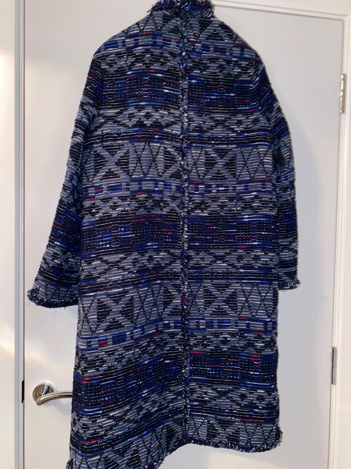 RELAXED JACQUARD COAT - LIMITED EDITION - Image 5