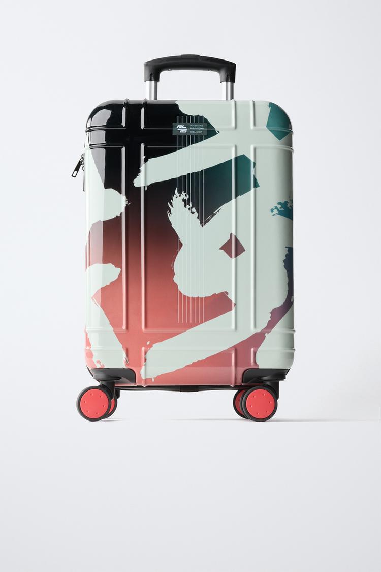 GRAPHIC PRINT SUITCASE — Multi-color