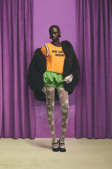 OVERSIZE FIT FAUX FUR COAT HARRY LAMBERT FOR ZARA X DISNEY - Brown by Zara