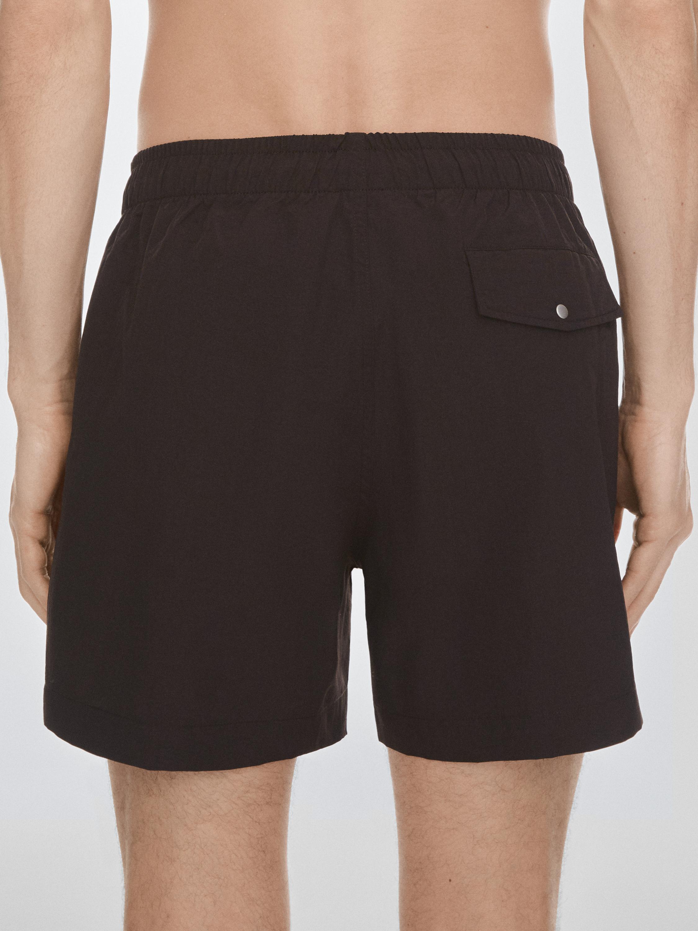 Solid Swim Trunks