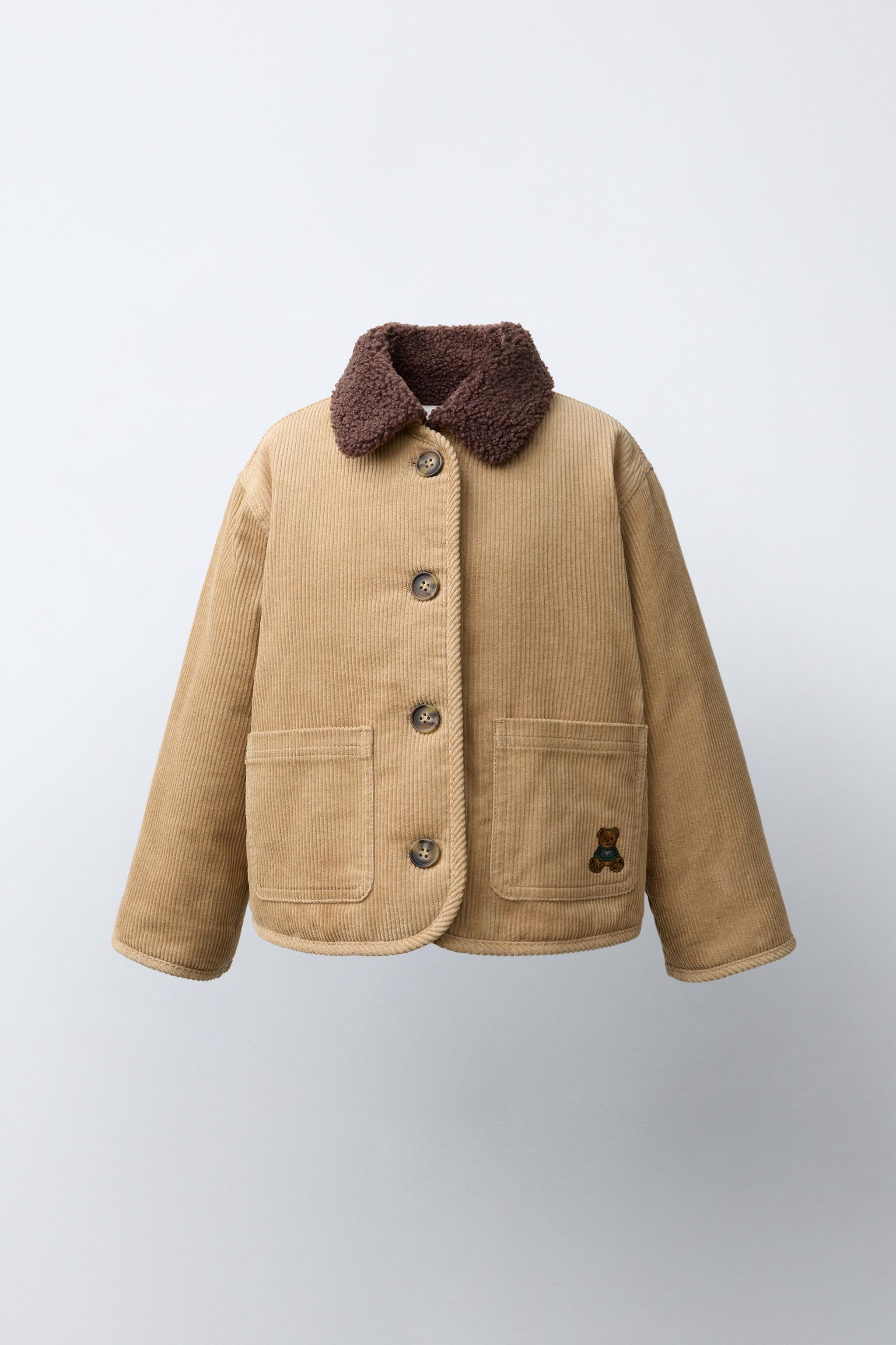 BLOUSON DAIM PANA BORREGUILLO OSITO BORDADO