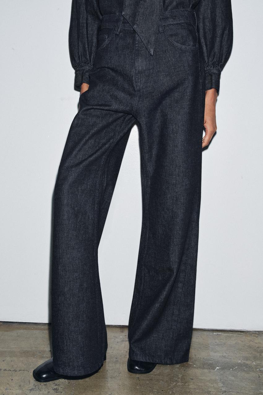 ZW COLLECTION WIDE LEG HIGH WAIST JEANS
