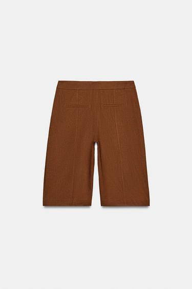 SHORT LONG AVEC LIN - Toffee de Zara - Image 4