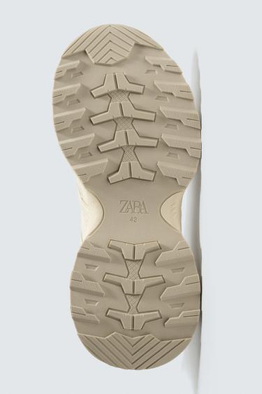 CHUNKY SOLE TRAINERS - Bone White by Zara