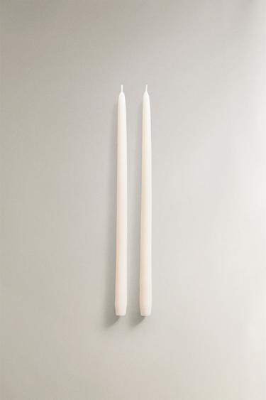 TAPERED CANDLES (SET OF 2) I COLIN KING - Cream by Zara - Image 0