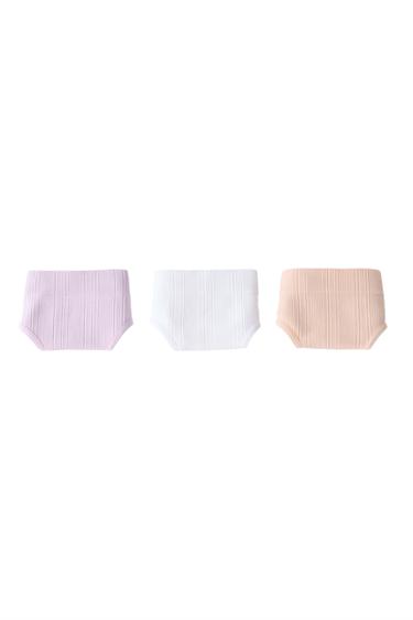 Zara 8-14 YEARS/ THREE-PACK OF SEAMLESS BRIEFS - Multicolored