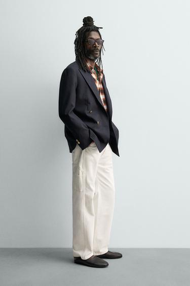 PANTALON À POCHES CARPENTIER AARON LEVINE X ZARA - Blanc de Zara - Image 3