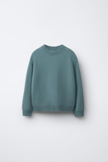 PULL 100 % CACHEMIRE BENSIMON ® X ZARA  - bleu-poudré de Zara - Image 1