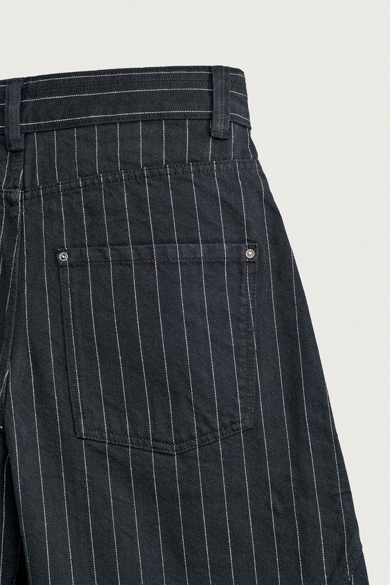 PANTALON BALLOON FIT RAYURES - rayures de Zara - Image 8