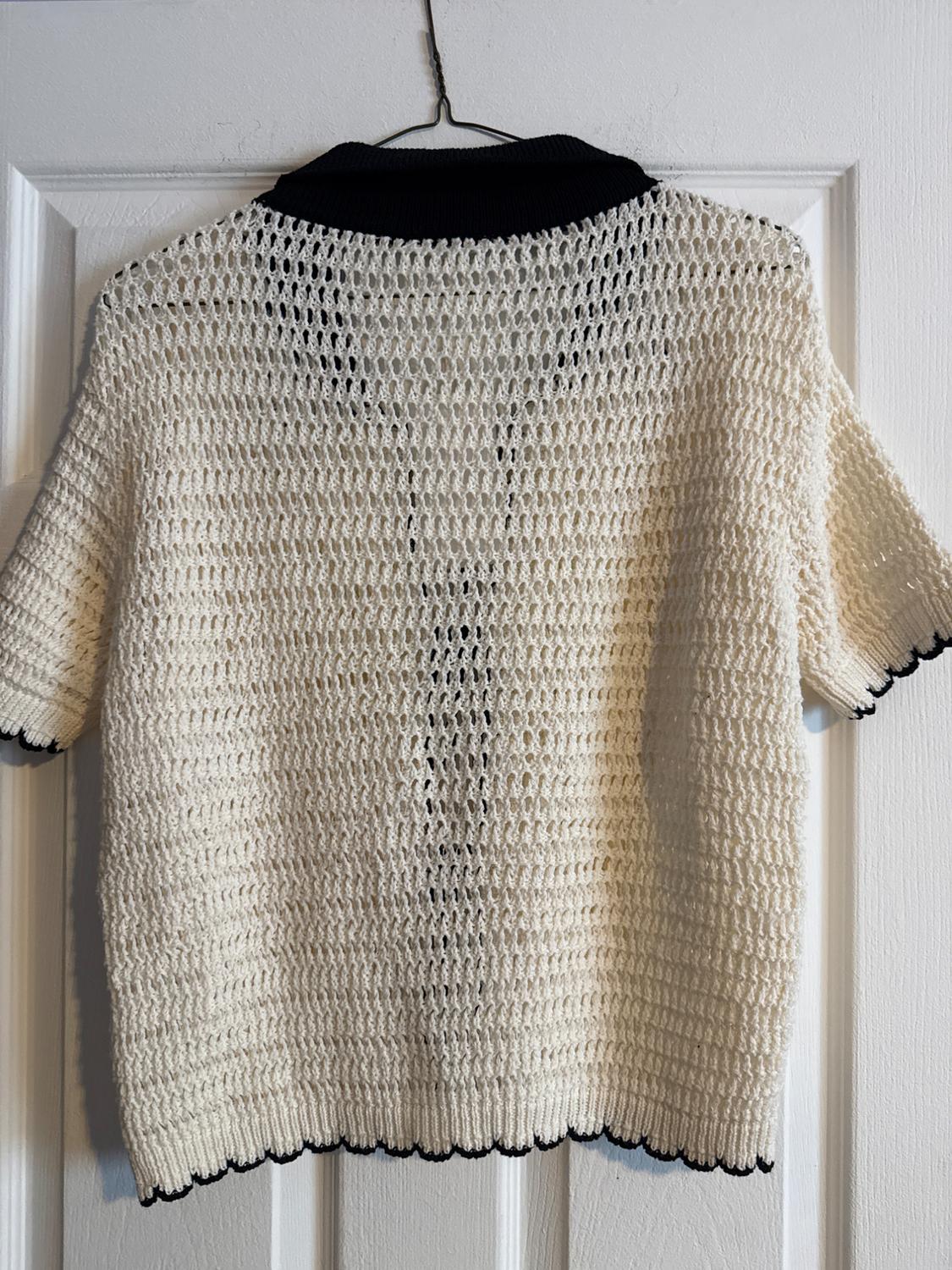 TOP CUELLO POLO CROCHET - Image 6