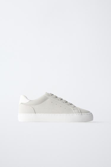 SOFT SNEAKERS - Ecru White by Zara - Image 0
