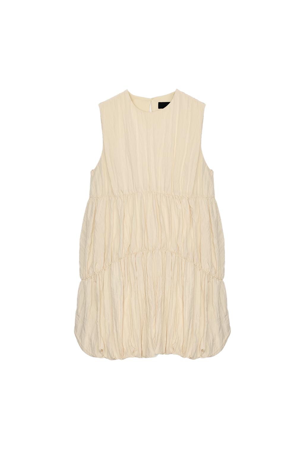 GATHERED BALLOON DRESS - image 3