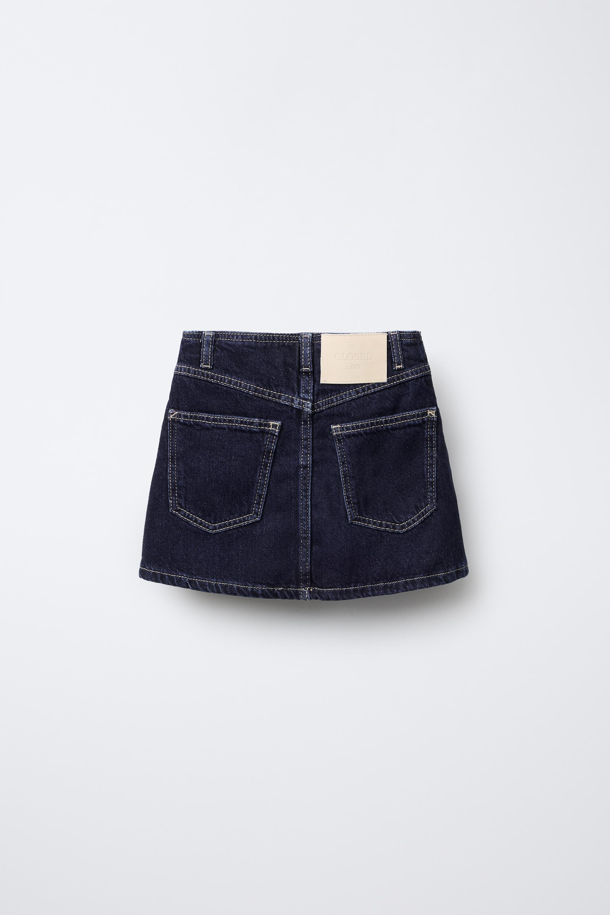 【oan】Black blue damage skirt ERROR CODE SKIRT BLUE – ACDC RAG