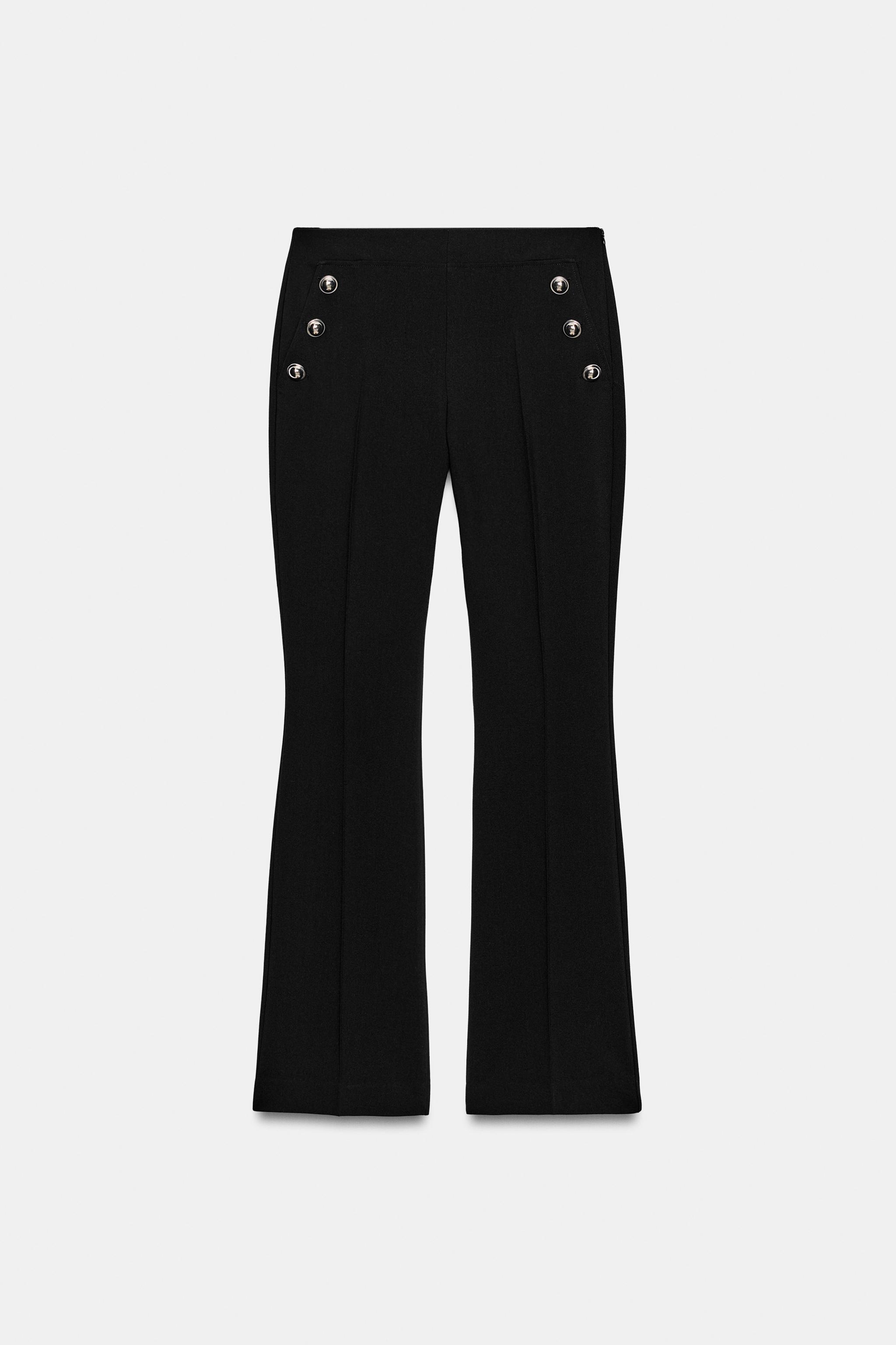 FLARE BUTTON PANTS