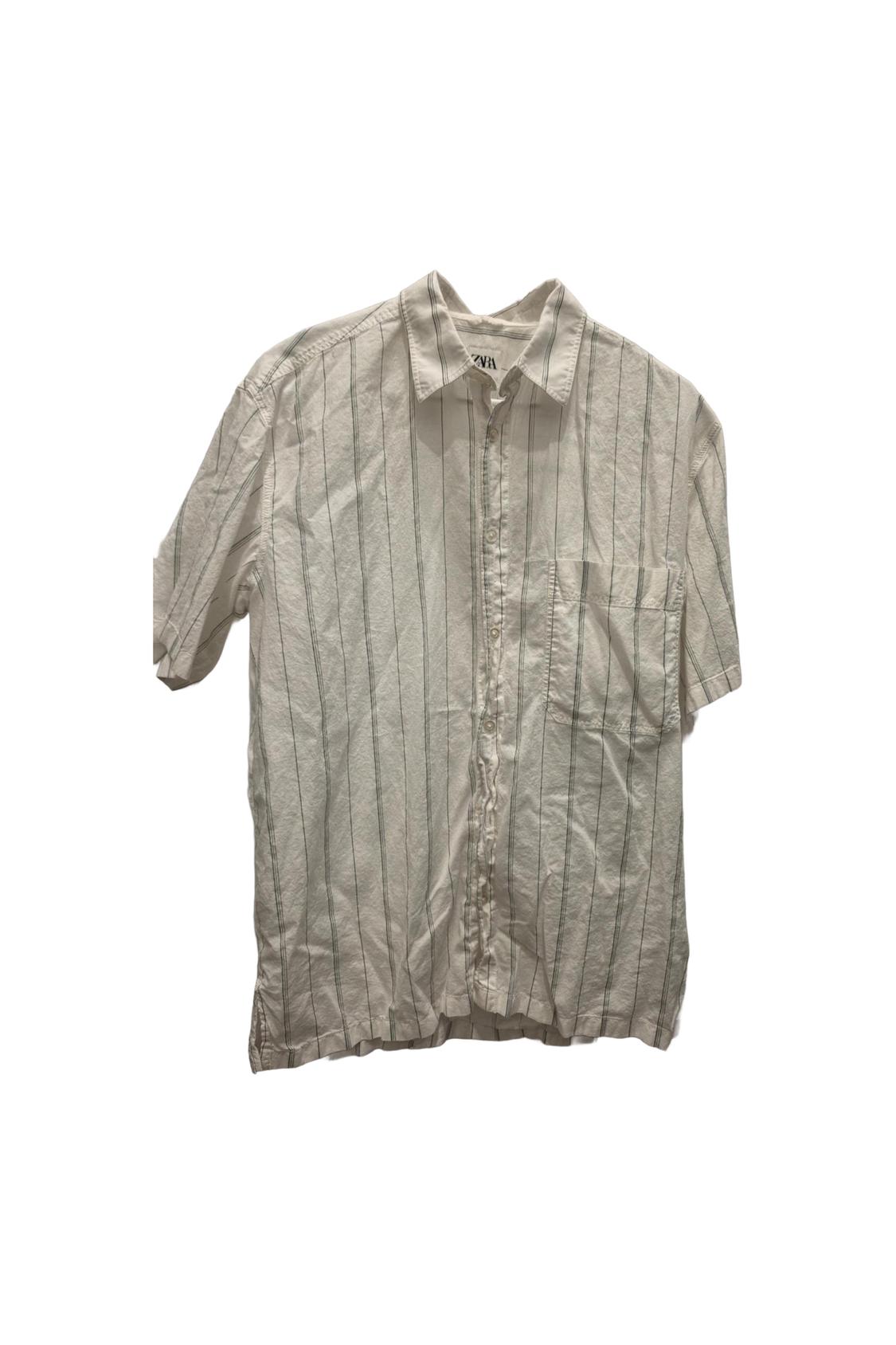 STRIPPED SHIRT, RELAXED FIT - Image 4