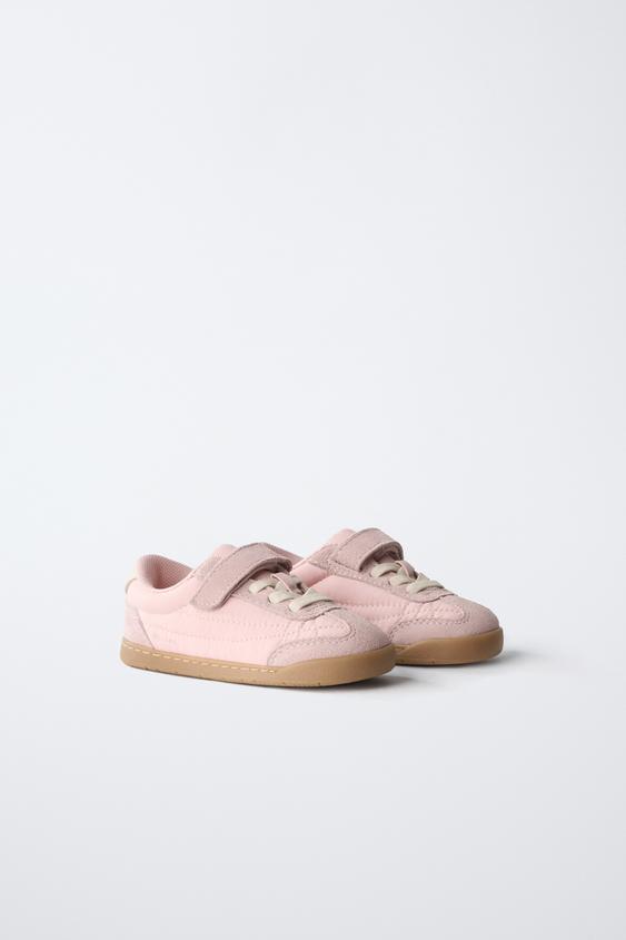 BASKET RÉTRO BAREFOOT - Rose de Zara - Image 1