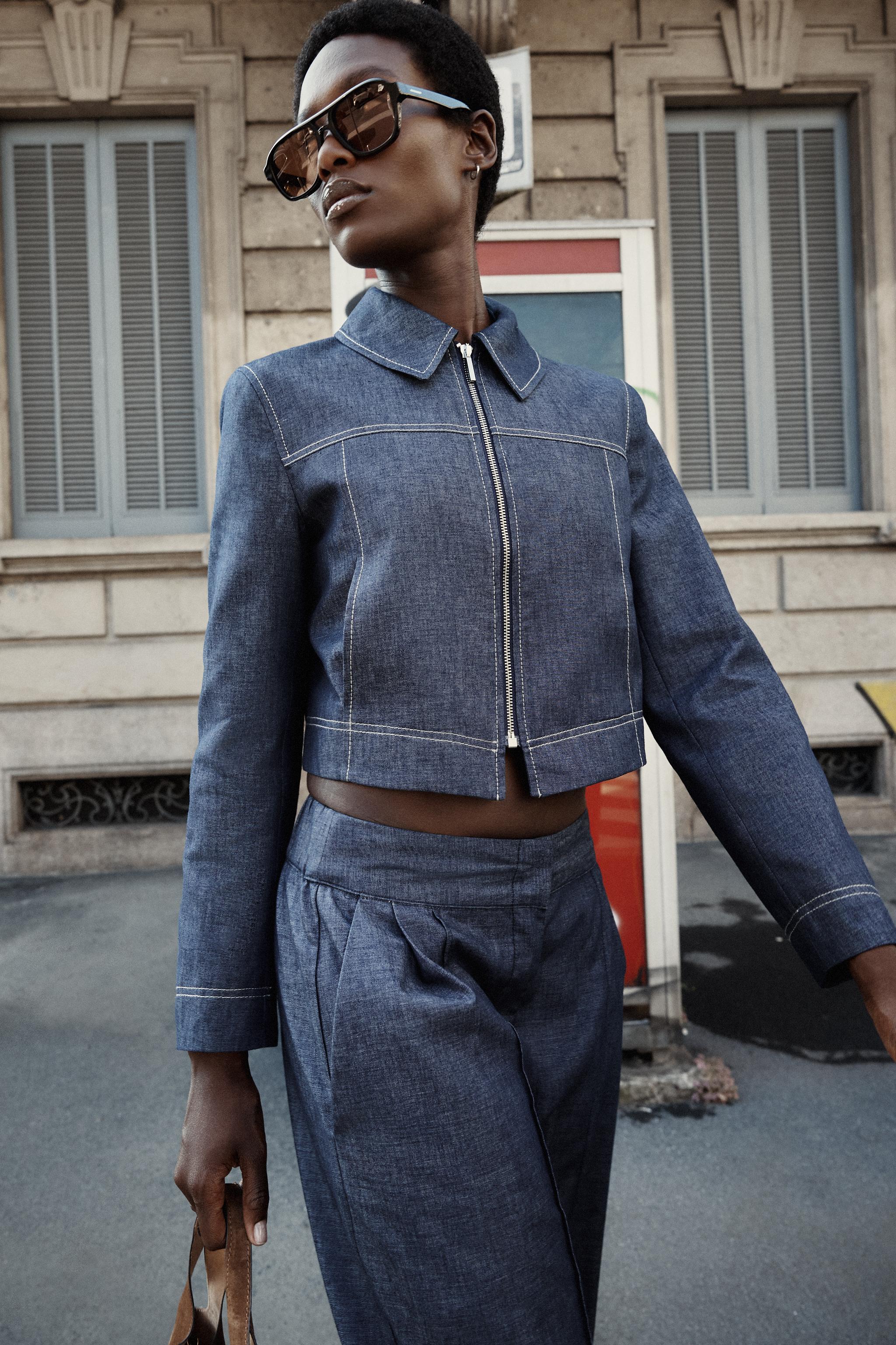 【最終値下げ】Ruimeme stitch cropped jacket 最終値下げ】Ruimeme stitch cropped jacket