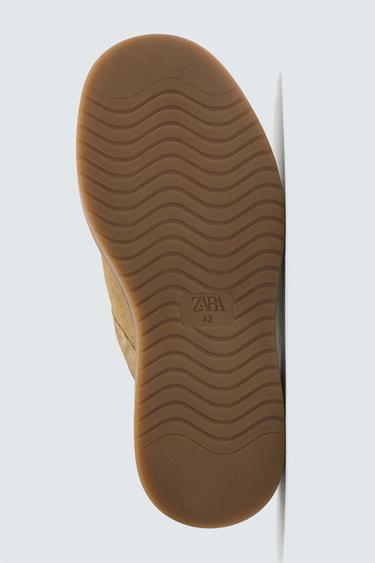 SABOTS EN CUIR - Beige de Zara - Image 6