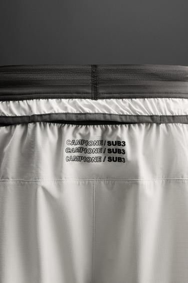 SHORT STRUCTURE RUNNING - Blanc cassé de Zara - Image 8