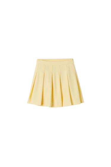 PANEL PLEATED SKIRT