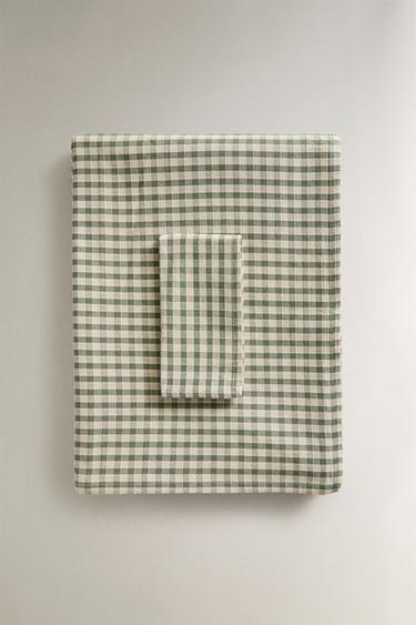 NAPPE CARREAUX ET SURPIQÛRE - Vert de Zara - Image 4