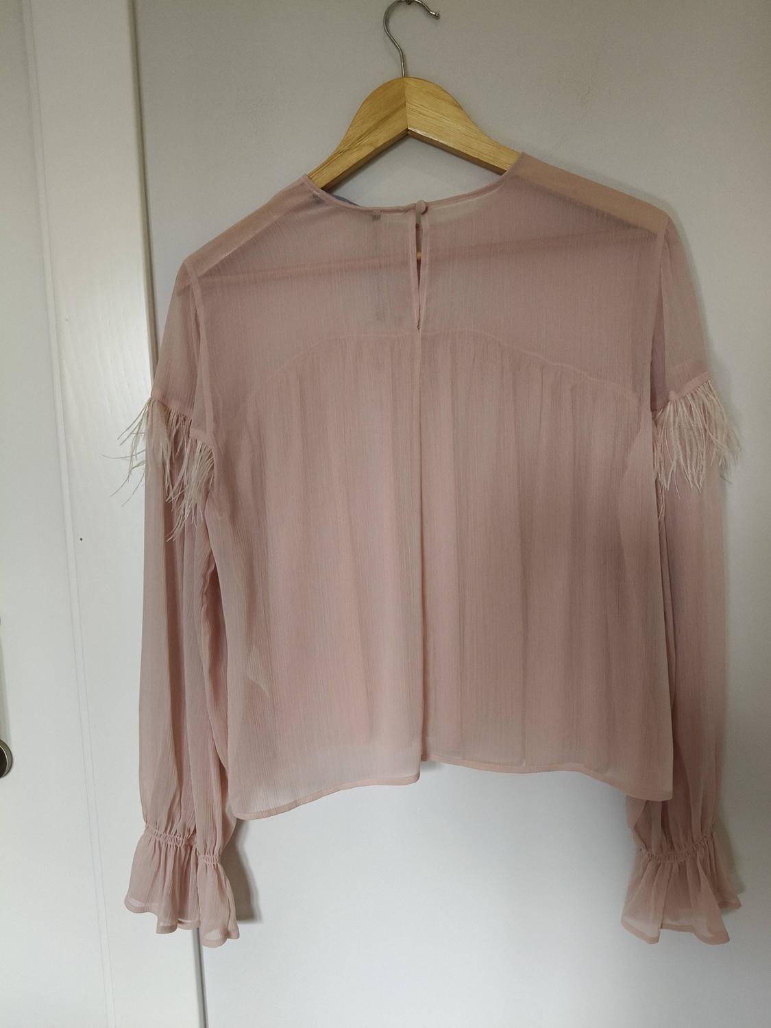 FLOWING SHIRT WITH FEATHERS - Image 2