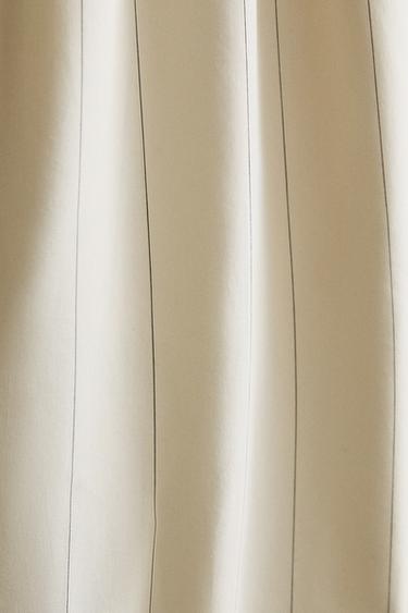 STRIPED TROUSERS - Ecru by Zara - Image 2