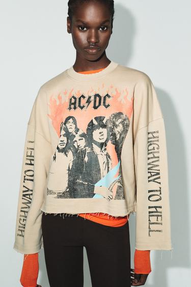 AC/DC ® SWEATSHIRT - Beige by Zara
