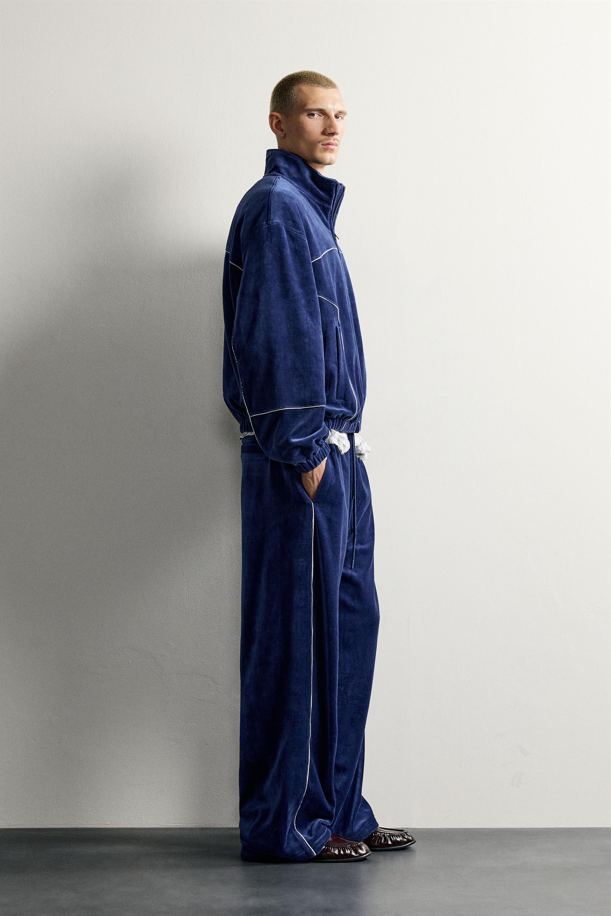 PANTALON JOGGING RÉTRO VELOURS