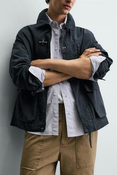 PARKA RELAXED FIT BRANDENBOURGS - Bleu marine de Zara - Image 5