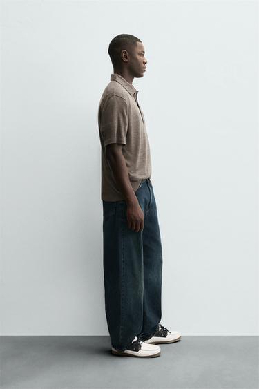 POLO CHANVRE - VISCOSE - Marron de Zara - Image 3