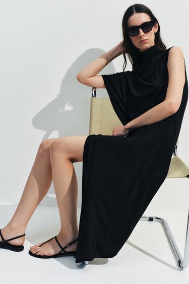 SANDALES PLATES À DÉCOR - Noir de Zara - Image 3