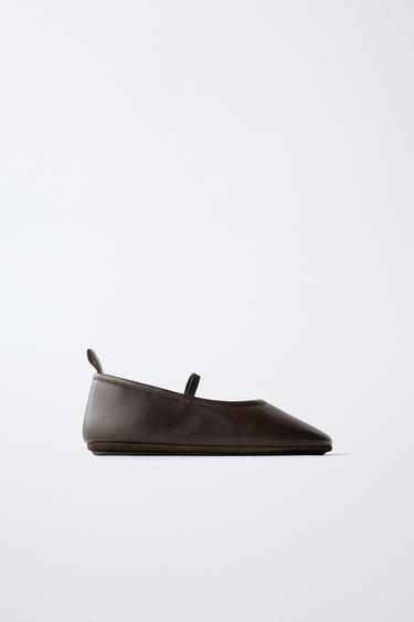 Zara NAHAST BALERIINAD - Brown