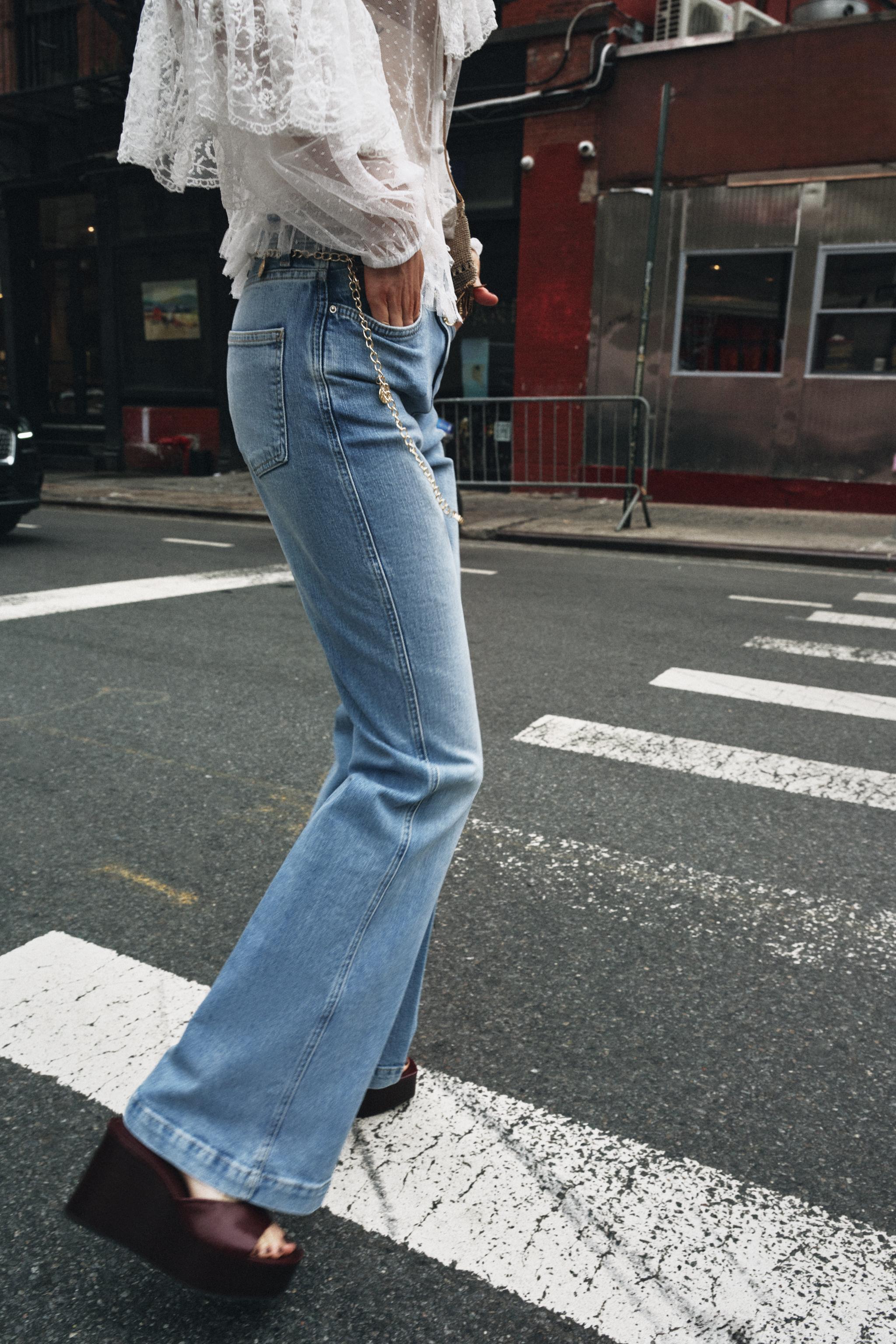 JEAN Z1975 BOOTCUT TAILLE HAUTE CEINTURE CHAÎNE