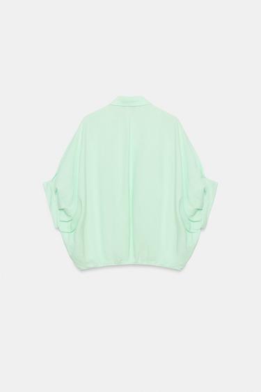 CHEMISE BOULE - Vert menthe de Zara - Image 6
