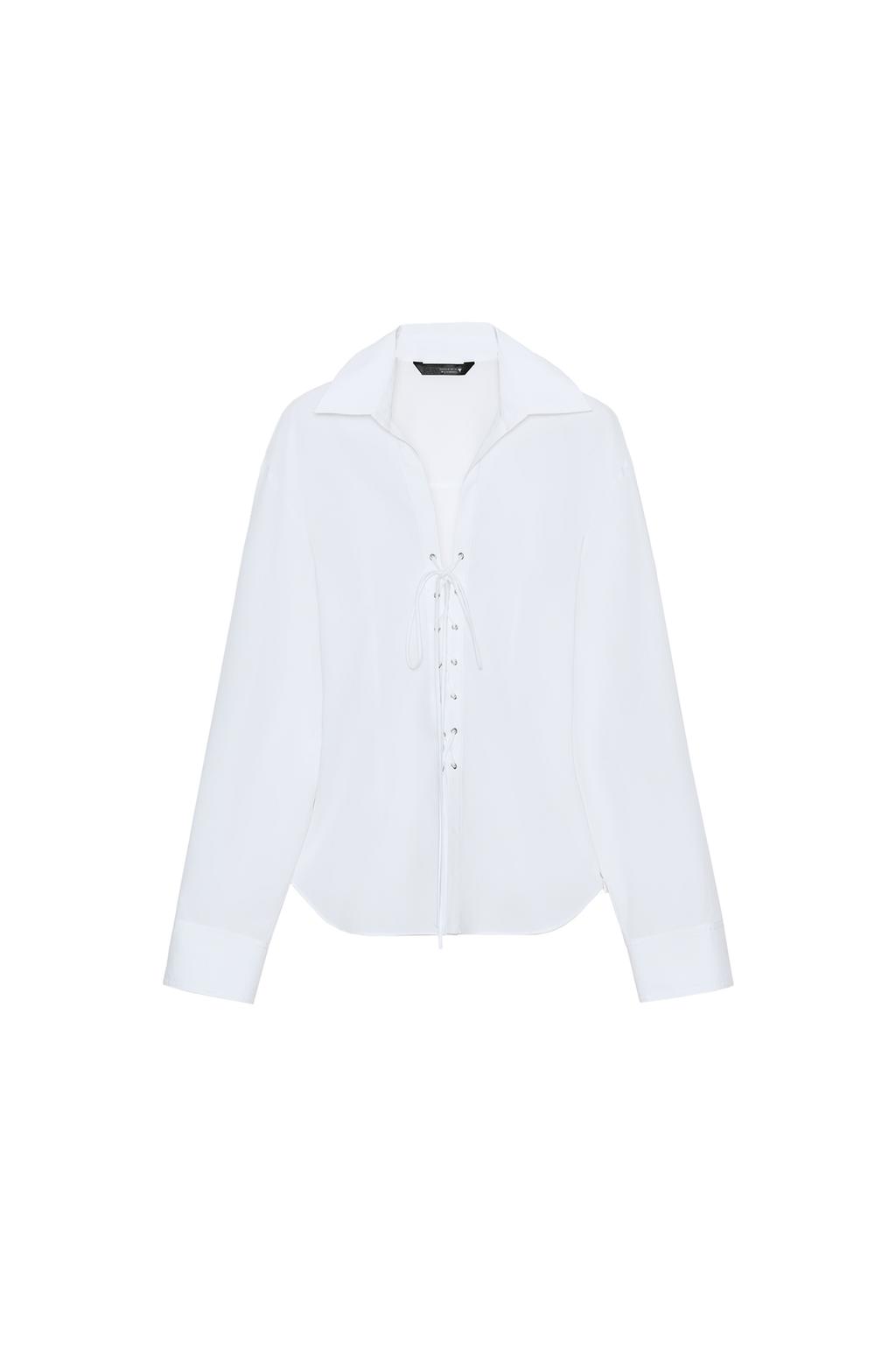 FITTED POPLIN SHIRT - image 3