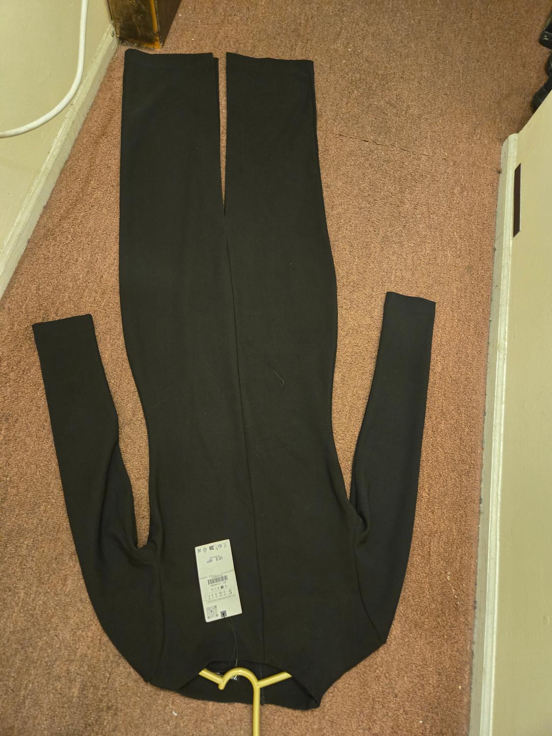 SLIT CREPE DRESS S BLACK REF 2712/628 - Image 3