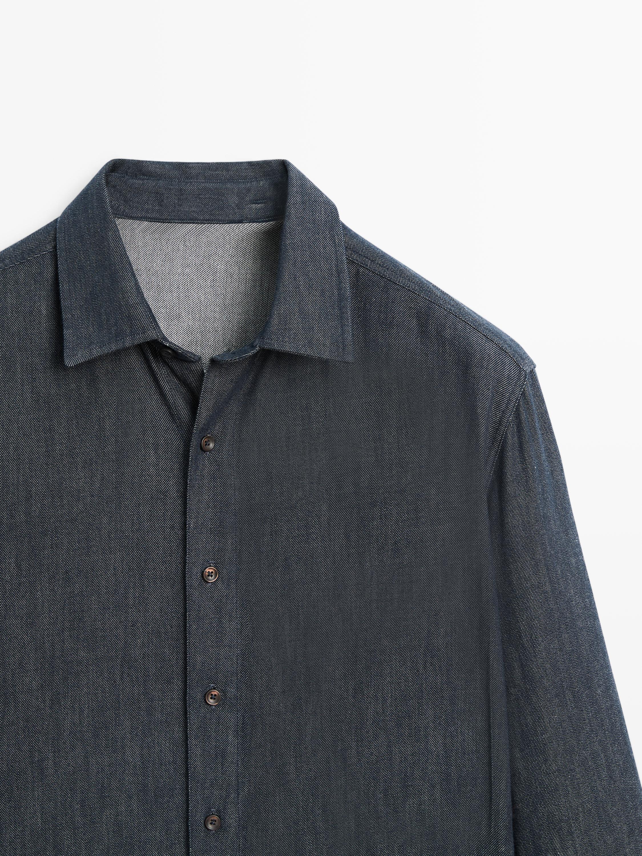 Heavy weight denim shirt