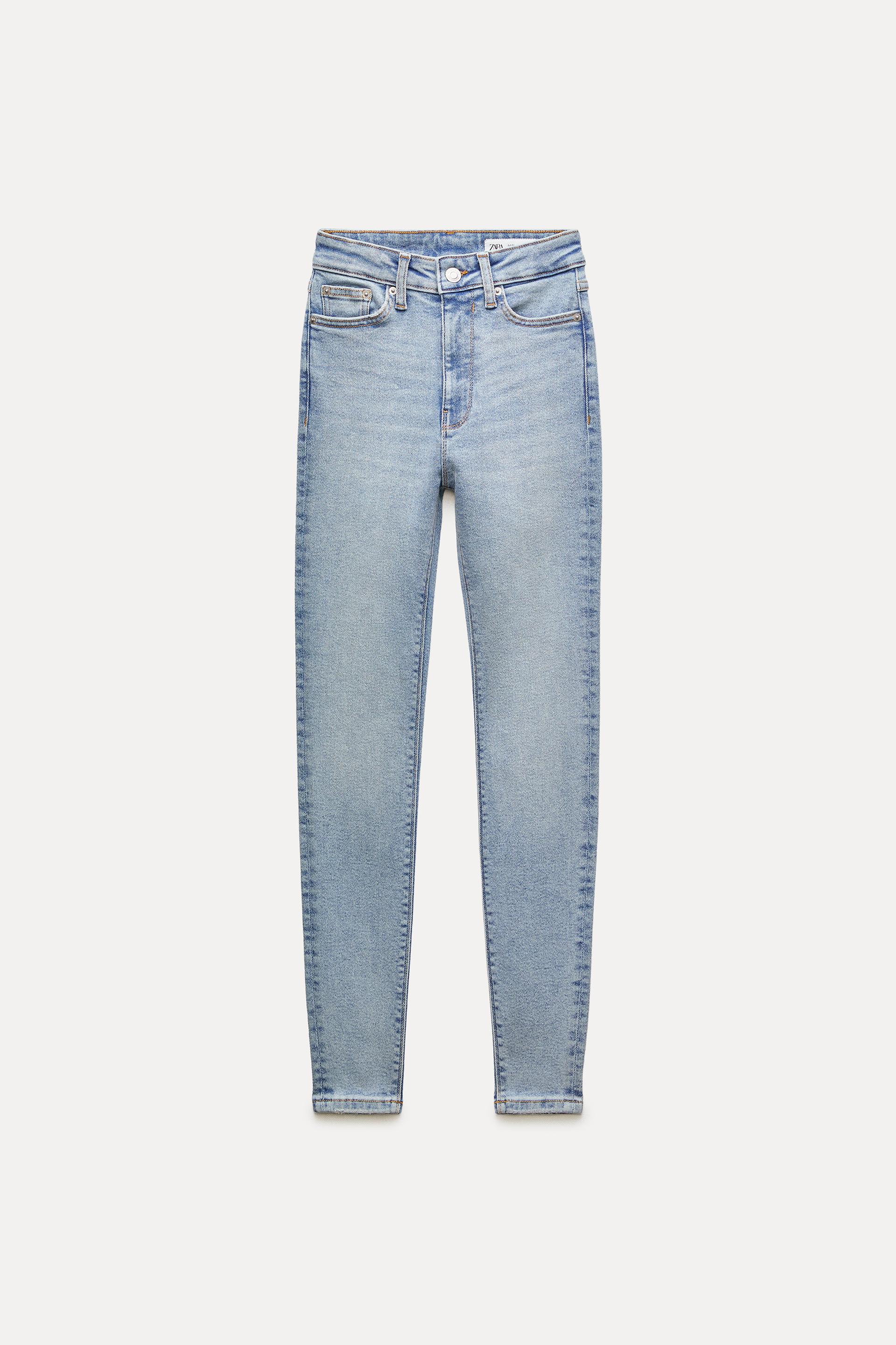 ZW '80S SKINNY MID-RISE JEANS - Mid-blue
