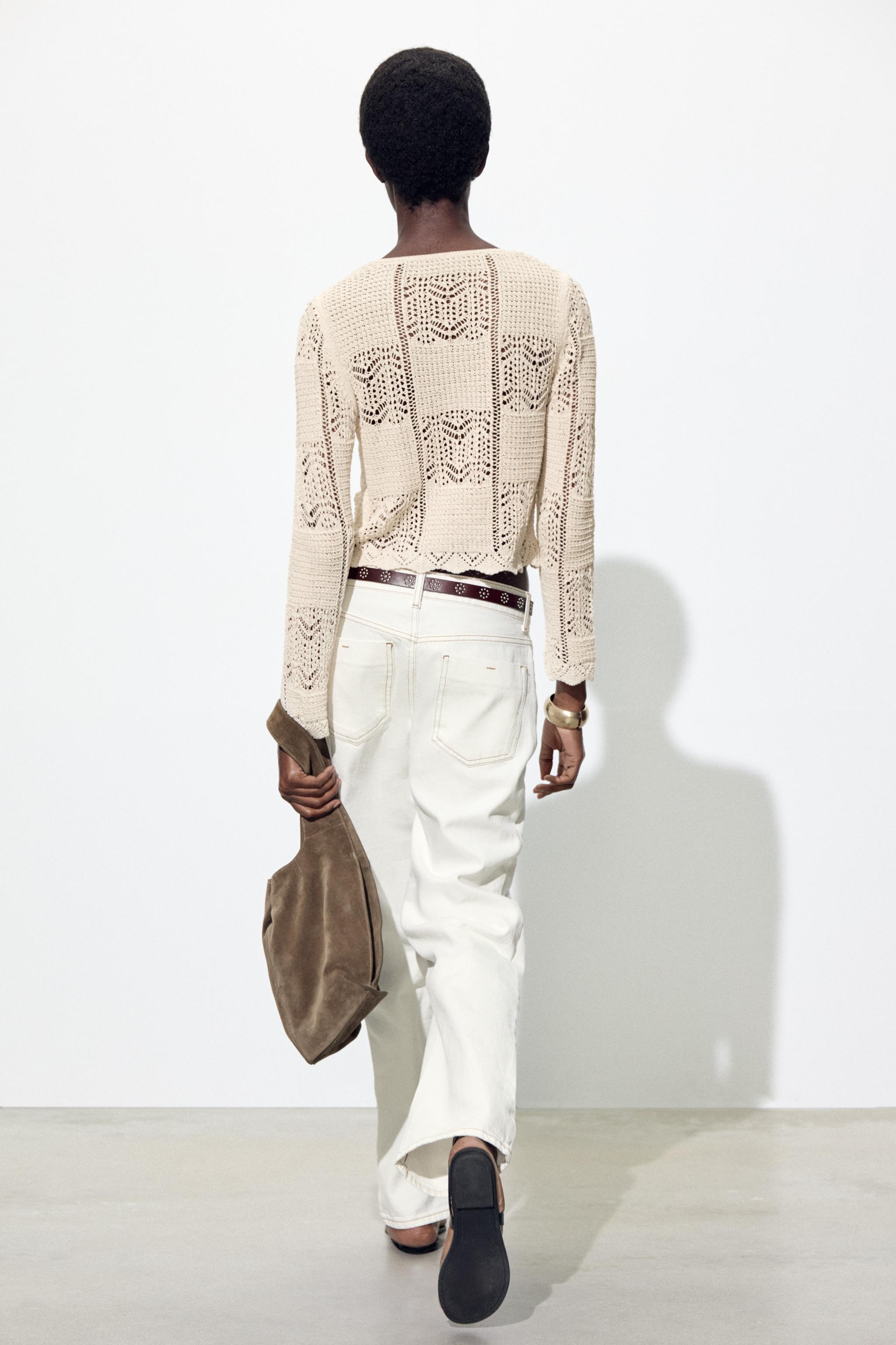 ZARA オープンニット カーディガン 6771/061 オープンニット カーディガン - エクリュ | ZARA Japan / 日本