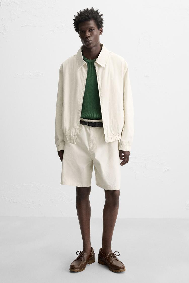 LEATHER DECK SHOES Brown ZARA South Africa - Main Image