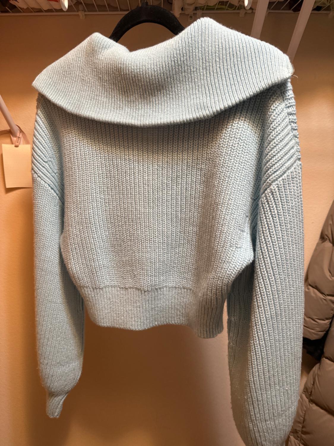 BALLOON SLEEVE KNIT CARDIGAN - Image 2
