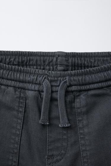 STRETCH TWILL JOGGERS - Blue grey by Zara - Image 2