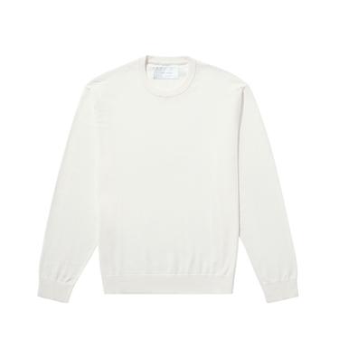 Zara COTTON TEXTURED SWEATER - Ecru