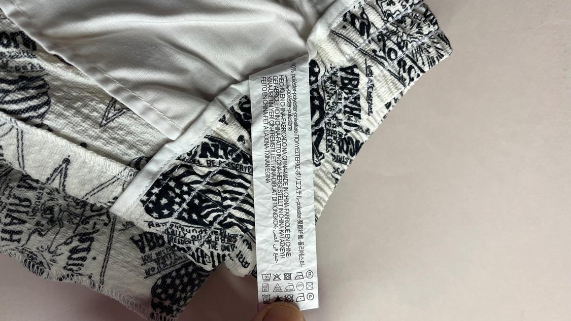 SEERSUCKER PRINT TROUSERS - Image 4