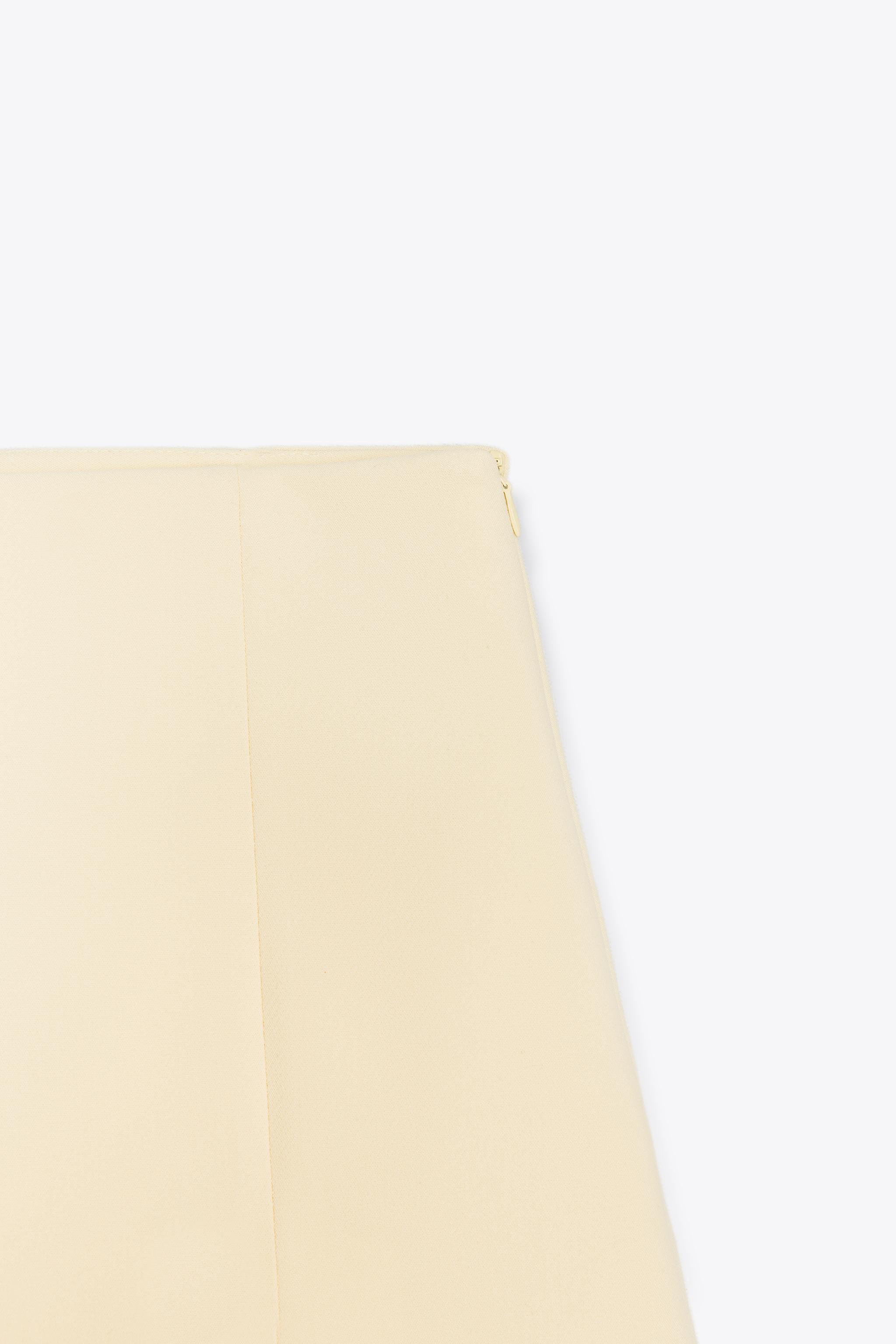 SLIT HEM SKORT - Ecru | ZARA United States