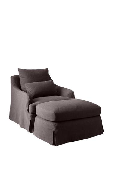 FOOTSTOOL 01 - بني الخاص بـ Zara