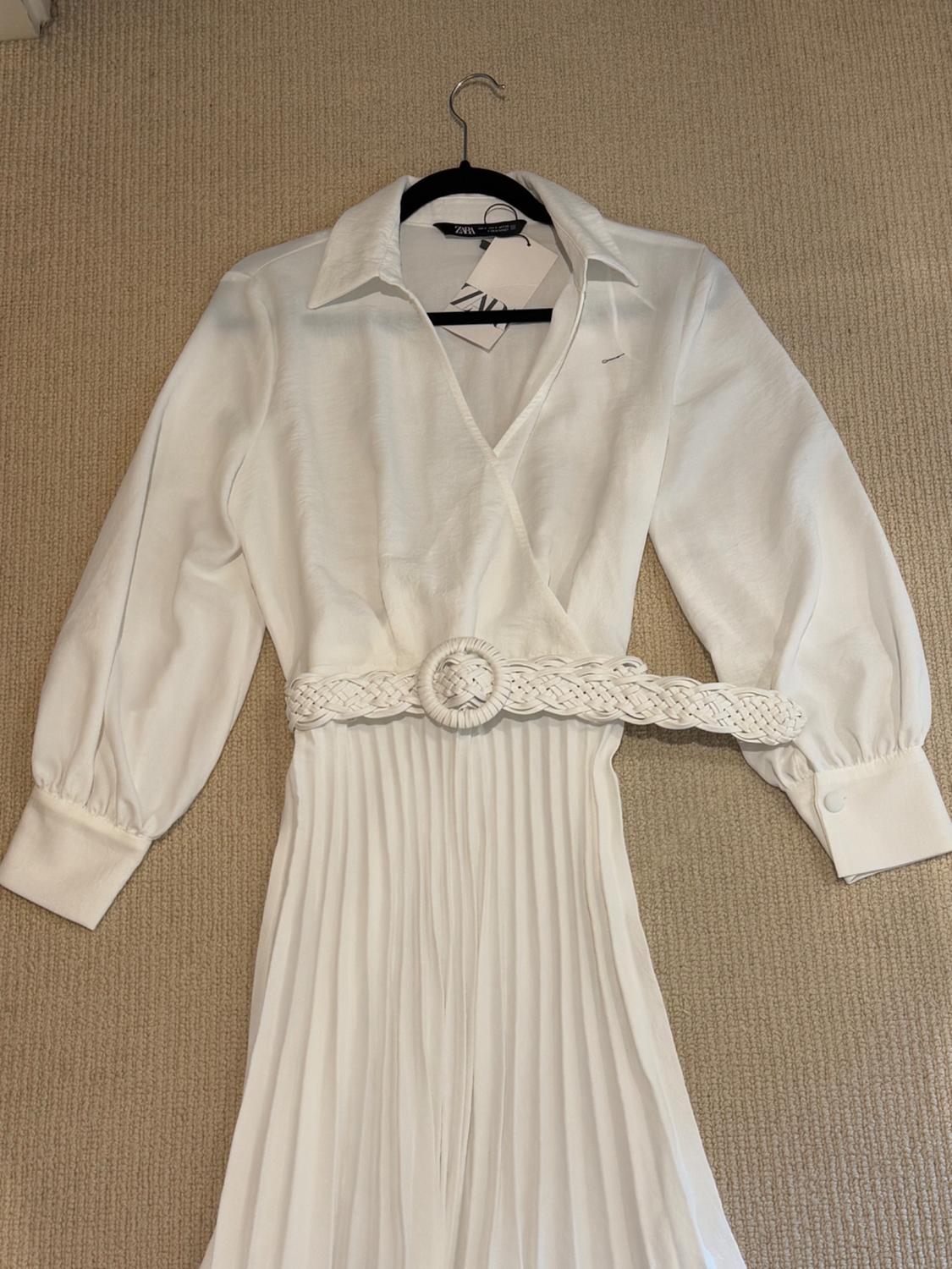 PLEATED MIDI DRESS - Image 5