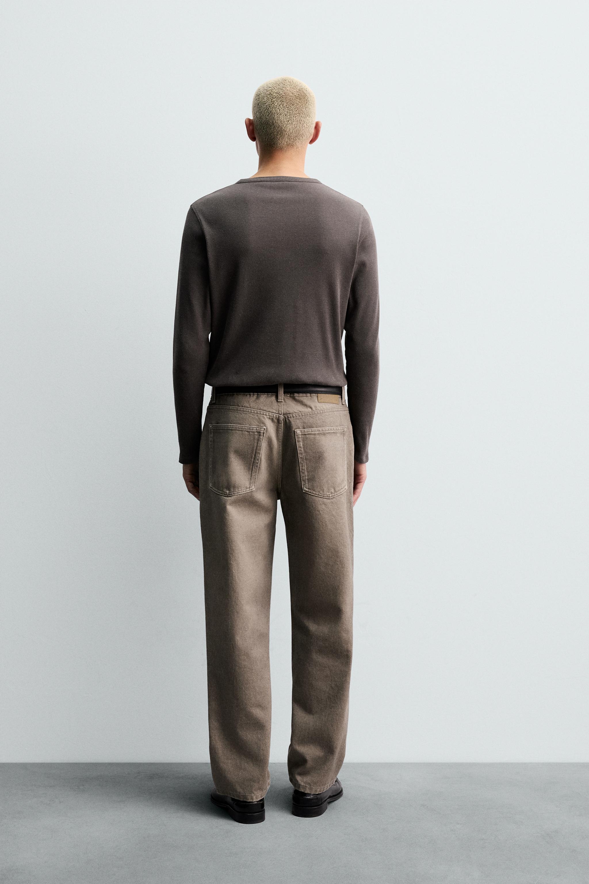 PRINTED WASHED STRAIGHT FIT JEANS